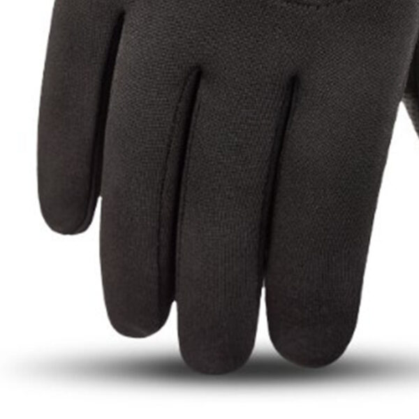 Winter Men Gloves Touch Screen Windproof Waterproof Brushed Gloves For Outdoor Sports Activities Skiing Black L - Image 3