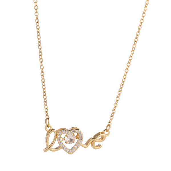 Valentines Day Gift New Titanium Steel Necklace Fashion New Love Smart Necklace Female Clavicle Chain Fashion Jewelry Woman - Image 5
