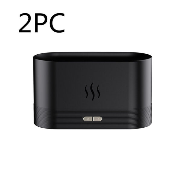 Aroma Diffuser With Flame Light Mist Humidifier Aromatherapy Diffuser With Waterless Auto-Off Protection For Spa Home Yoga Office - Image 9